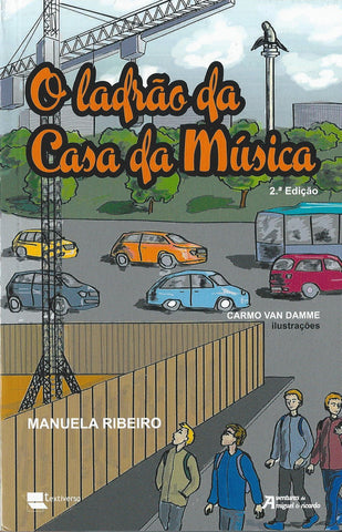 livro juvenil em português, o ladrão da casa da musica, de Manuela Ribeiro