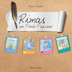 livro infantil de poesia escrito em Português, Rimas em Ponto Pequeno, capa